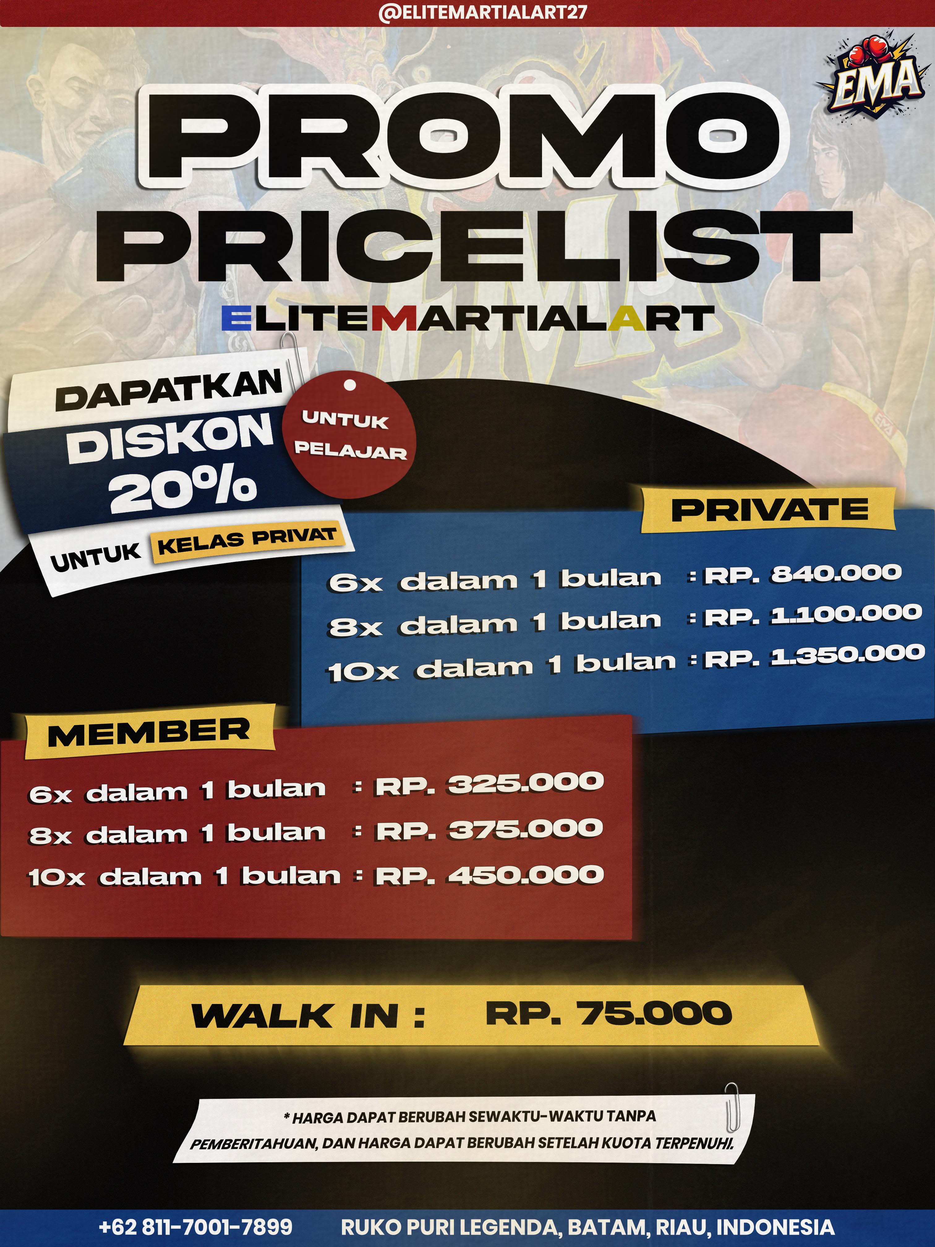 Pricelist